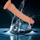 PENIS DILDO Z PRZYSSAWKĄ DO PENETRACJI POCHWY I ANUSA ŻYLASTY DUŻY