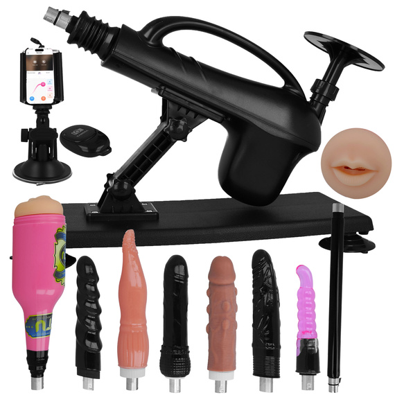 Maszyna Z Penisami Pochwą 6 Wibratorów Zestaw Sex Dildo Automatyczny LeLex