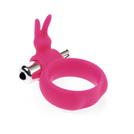 Nakładka Wibrująca Królik Pierścień Na Penisa Silikon Intymny Gadżet LeLex