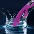 NOWOCZESNY MASAŻER DO POCHWY WIELOFUNKCYJNY WIBARTOR Z KRÓLICZKIEM PUNKT G