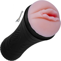 MASTURBATOR DLA MĘŻCZYZN 3W1 SZTUCZNA POCHWA MĘSKI SSĄCY na PILOTA 24cm SEX