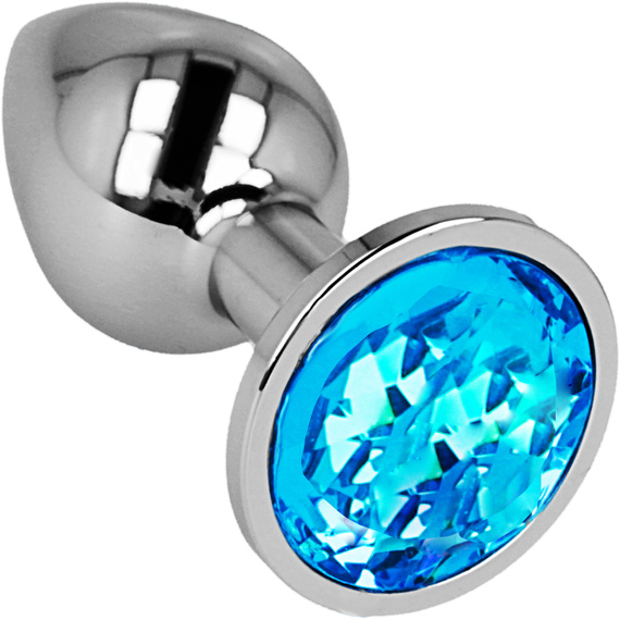 GUSTOWNY KOREK ANALNY Z KRYSZTAŁEM PLUG Z METALU