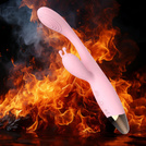 INTENSYWNY SEKS WIBRATOR 3W1 KRÓLICZEK FUNKCJA GRZANIA 12 TRYBÓW WIBRACJI