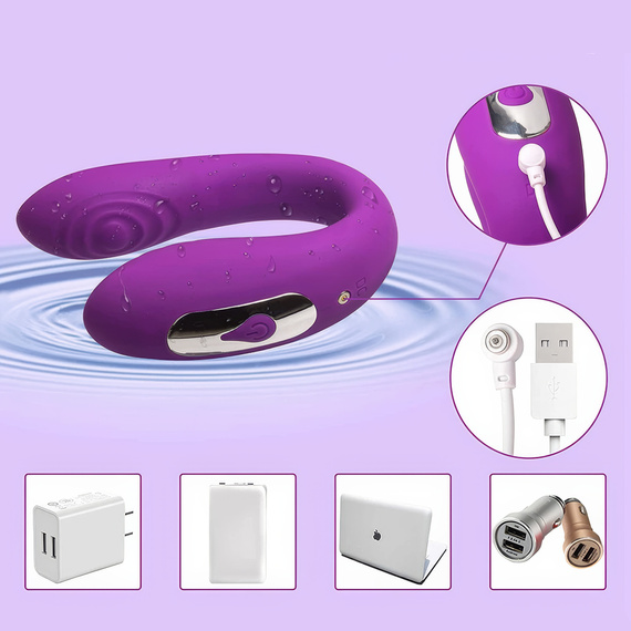 Wibrator Dla Par Sex Masażer Punktu G I Łechtaczki Bezprzewodowy USB LeLex