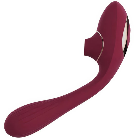 Nowoczesny Wibrator 2w1 Punkt G I Łechtaczki Ssący Masażer Premium LeLex