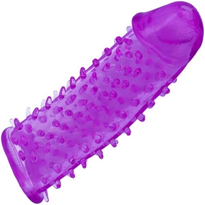 ORGAZMOWA SEX NAKŁADKA Z KOLCAMI MEGA MASUJĄCE WYPUSTKI NASADKA STYMULUJĄCA