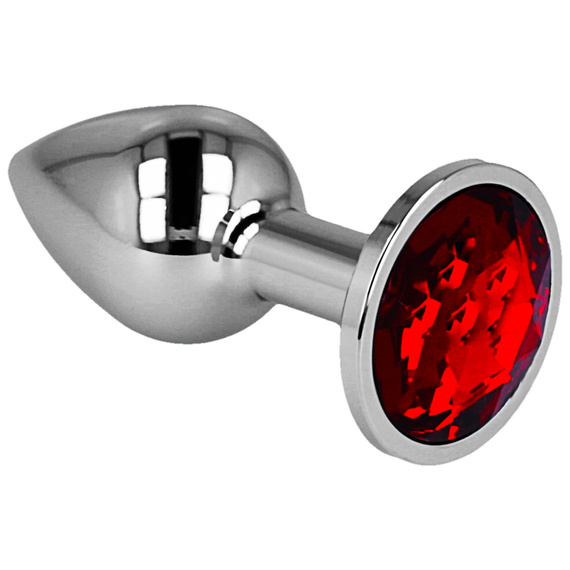 KOREK ANALNY Z KRYSZTAŁEM Z METALU ZATYCZKA DO ANUSA SEX PLUG