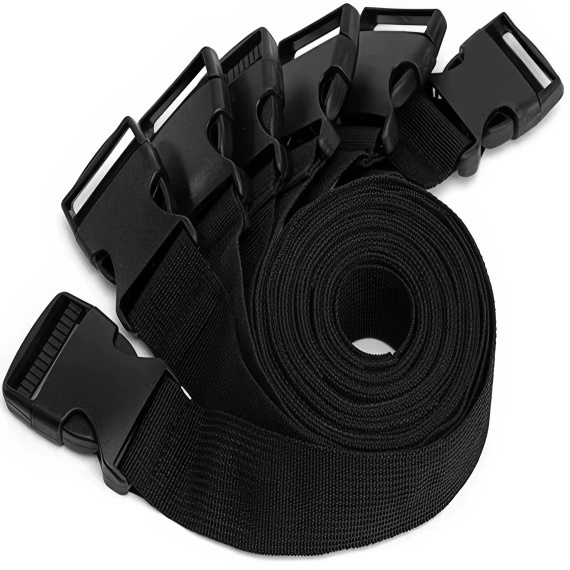 ZESTAW PASÓW DO KRĘPOWANIA CIAŁA 7 SZTUK OSTRY SEX DOMINUJ BDSM SADO MASO 