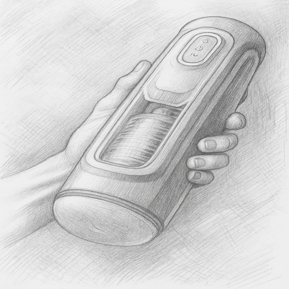 Masturbator Męski Sztuczna Pochwa Posuwisty Obrotowy Żelowa Zabawka LeLex