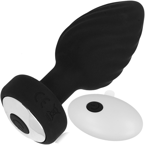 PRĄŻKOWANY KOREK ANALNY WIBRACJA 9 TRYBÓW OSTRA STYMULACJA ODBYTU NA PILOTA