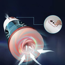 Automatyczne masturbator meski z funkcją ssania, wibracji, głos MEGA SPUST