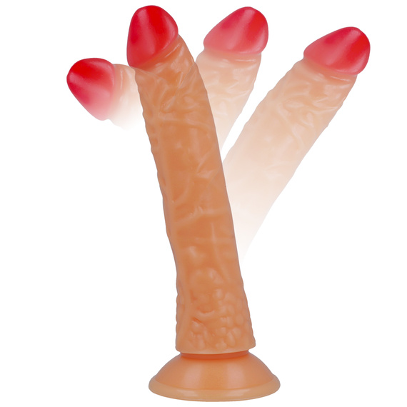 REALISTYCZNE SEX DILDO MEGA PENIS WYCZUWALNE ŻYŁKI ZARYSOWANA GŁÓWKA ORGAZM