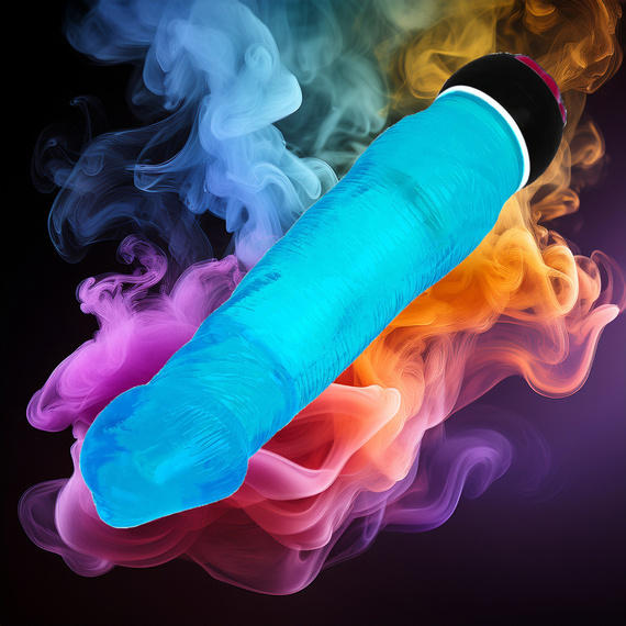 WIBRATOR ŻELOWY ZADOWALAJĄCY W 300 PROCENTACH PENIS JAK ŻYWY MEGA ORGAZM