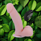 WIBRATOR STEROWANY PILOTEM REALISTYCZNY MIĘSISTY WIELKI PENIS Z PRZYSSAWKĄ