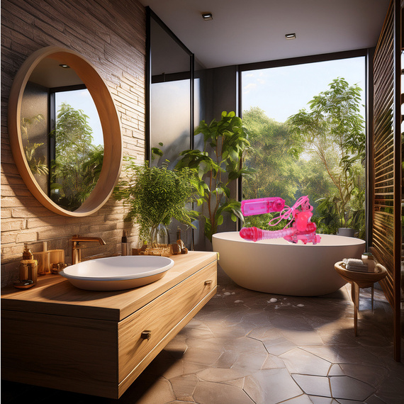 MASAŻER POCHWY I ŁECHTACZKI WIBRUJĄCY MOTYLEK WBRUJĄCY PENIS NA SZELKACH