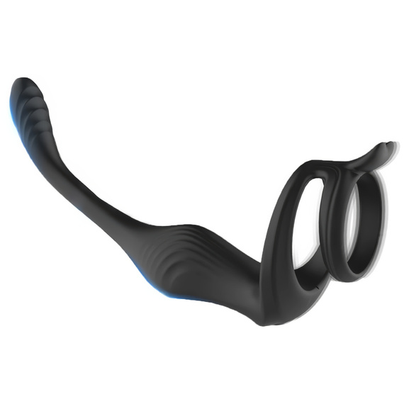 Masażer Prostaty Z Pierścieniem Na Penisa Wibrujący Zdalny Sterowany LeLex