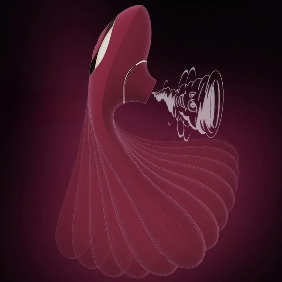 Nowoczesny Wibrator 2w1 Punkt G I Łechtaczki Ssący Masażer Premium LeLex