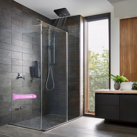 MIĘKKIE GIĘTKIE ŻELOWE DILDO ELASTYCZNY PENIS Z PRZYSSAWKĄ DO POCHWY ANALU