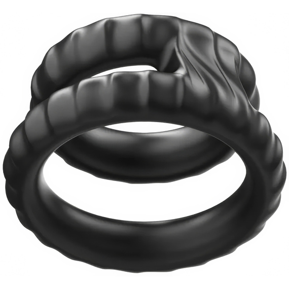 Erekcyjny Pierścień Na Penisa Podwójny Ring Wspomaga Erekcję I Orgazm LeLex