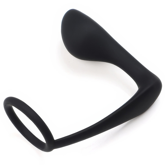 Masażer Prostaty Z Pierścieniem Na Penisa Elastyczny Silikonowy Korek LeLex