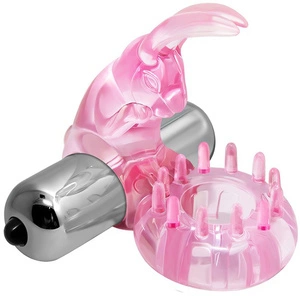 MEGA SILNA NAKŁADKA - DLA PAR - ZAKŁADANA NA PENISA - WIBRUJĄCY PIERŚCIEŃ