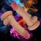 SZTUCZNY MĘSKI PENIS DILDO CZŁONEK Z PRZYSSAWKĄ REALISTYCZNY DONG