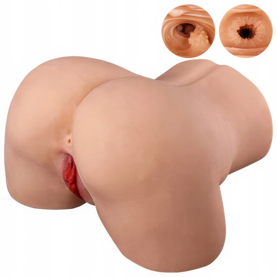 Masturbator Męski Pośladki Cyberskóra Waginalno Analny 10kg Premium LeLex