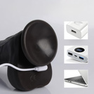 WIELOFUNKCYJNY WIBRATOR SEX DILDO Z PRZYSSAWKĄ RUCH POSUWISTY PILOT+APP