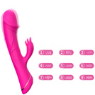 Wibrator Wielofunkcyjny Punkt G Łechtaczka Masażer Silikon USB Różowy LeLex