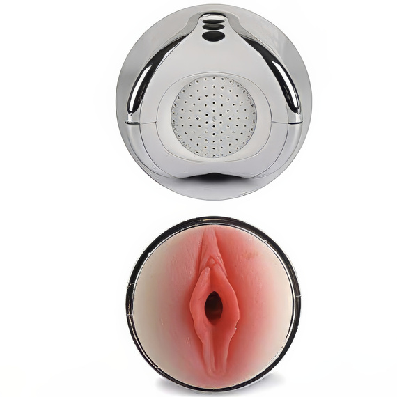 Sztuczna Pochwa Masturbator Tuba Wibrująca Wagina Dźwięk Kobiecy Sex LeLex