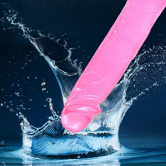 ŻELOWY PENIS SEX DILDO Z MEGA PRZYSSAWKĄ OSTRY PENETRATOR MEGA DOZNANIA