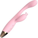 INTENSYWNY SEKS WIBRATOR 3W1 KRÓLICZEK FUNKCJA GRZANIA 12 TRYBÓW WIBRACJI