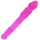 PENIS DILDO PODWÓJNE PLUG DO ANUSA I POCHWY DWUSTRONNE DILDO Z WYPUSTKAMI