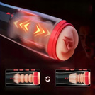 Realistyczny Masturbator Męski Posuwisty Ruch Góra-Dół Z Wypustkami LeLex