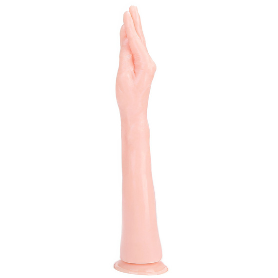 OGROMNE REALISTYCZNE DILDO W KSZTAŁCIE RĘKI DO FISTINGU SEX DŁOŃ RĘKA 37 CM