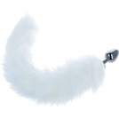 DŁUGA PUSZYSTA KITA METALOWY KOREK ANALNY LISI OGON SEX ZATYCZKA DO TYŁKA