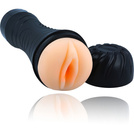 Masturbator W Twardej Tubie Z Wibracją Soczysta Pochwa Do Penetracji