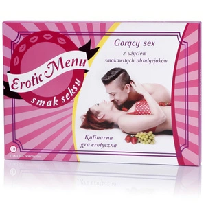 EROTYCZNA GRA DLA DWOJGA EROTIC MENU DLA KONESERÓW SEKSOWNA I NAMIĘTNA
