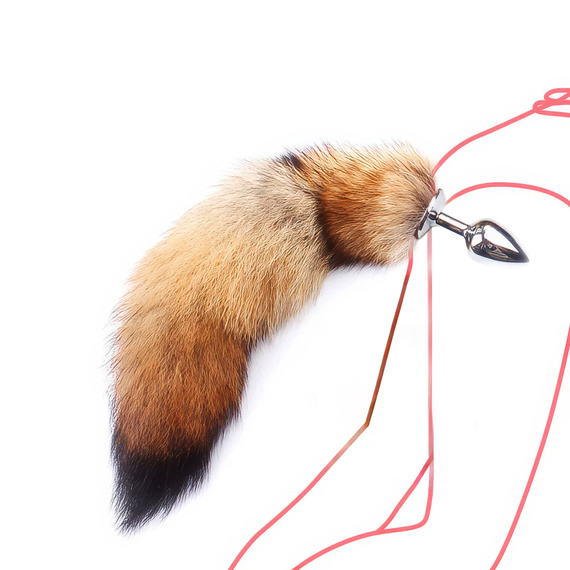 METALOWY KOREK ANALNY Z UWODZICIELSKĄ LISIĄ KITĄ PONĘTNY SEX OGON DO ZABAW