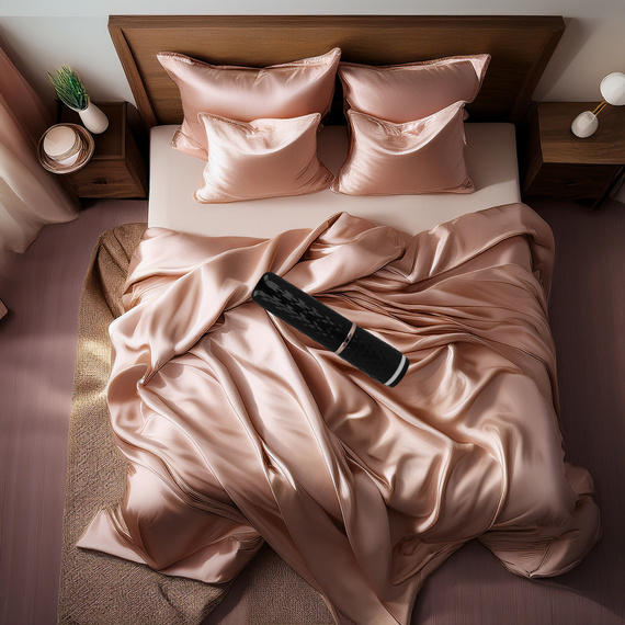 ELEGANCKI I NIEPOZORNY GIĘTKI PENIS DILDO WIBRATOR Z PRZYSSAWKĄ POSUWISTY 