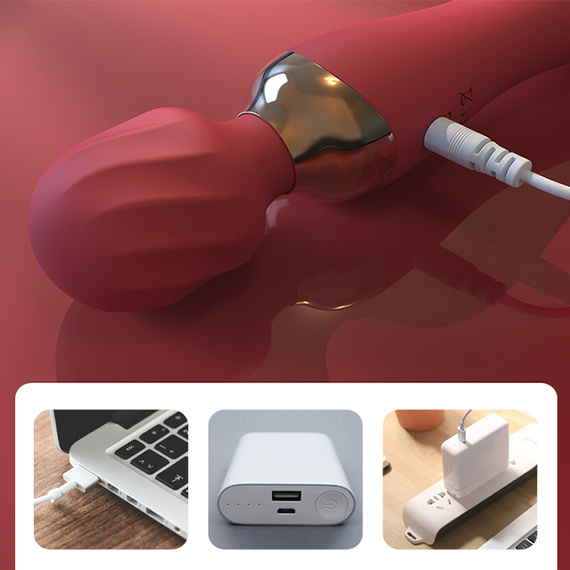 Wibrator Damski Dwustronny Masażer Punktu G I Łechtaczki 12 Trybów LeLex