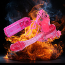 MASAŻER POCHWY I ŁECHTACZKI WIBRUJĄCY MOTYLEK WBRUJĄCY PENIS NA SZELKACH