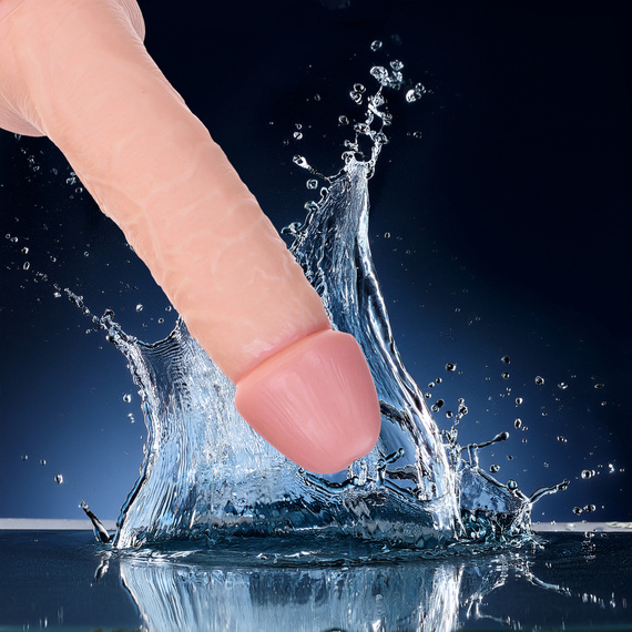 REALISTYCZNY PENIS DILDO  CUDOWNY WZWÓD DOGŁĘBNA PENETRACJA Z PRZYSSAWKĄ