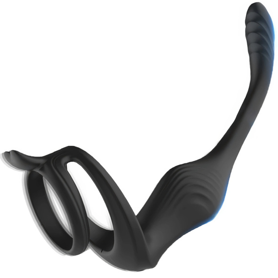 Masażer Prostaty Z Pierścieniem Na Penisa Wibrujący Zdalny Sterowany LeLex