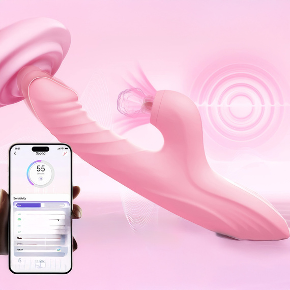 Wibrator Damski Do Stymulacji Łechtaczki Ssący Lizałka Pchający Sex LeLex