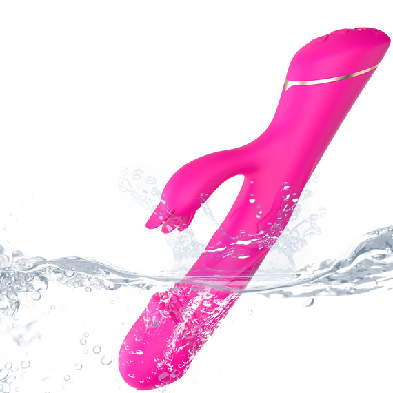 Wibrator Wielofunkcyjny Punkt G Łechtaczka Masażer Silikon USB Różowy LeLex