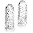 ZESTAW DWÓCH ŻELOWYCH NAKŁADEK + KOLCZASTE WYPUSTKI MASUJĄCE