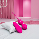 KULKI GEJSZY WIBRUJĄCE Z WIBRACJAMI MASAŻER Z PILOT 10 TRYBÓW TRENING KEGLA