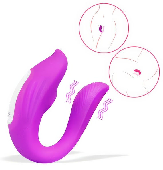 WIELOFUNKCYJNY SEX WIBRATOR DLA PAR MASAŻER SSĄCY ŁECHTACZKĘ Z APLIKACJĄ 