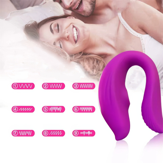 WIELOFUNKCYJNY SEX WIBRATOR DLA PAR MASAŻER SSĄCY ŁECHTACZKĘ Z APLIKACJĄ 